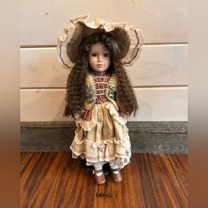 Vintage Porcelain Doll in Box